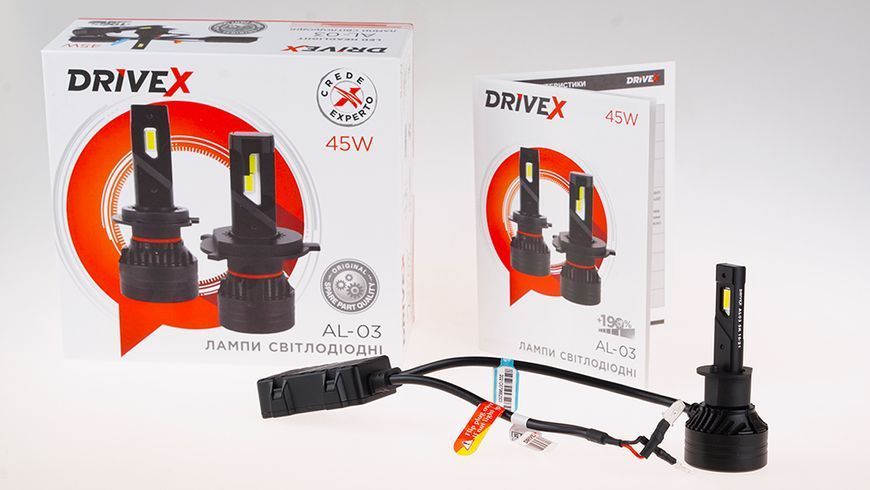 DriveX AL-03 H1 5000K LED світлодіодні лампи 000000724 фото