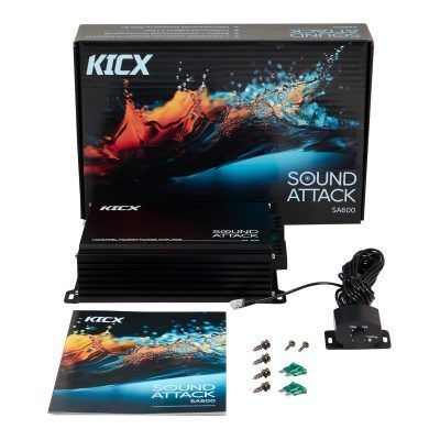 Kicx SA 600D Sound Attack одноканальний підсилювач 000001744 фото