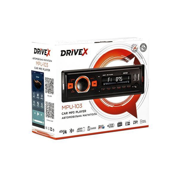DriveX MPU-103 бездисковий MP3 програвач 000001445 фото