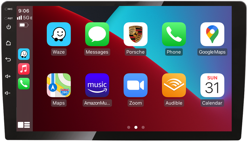 DriveX LNX-900 9 дюймов IPS 1024x600 CarPlay Android Auto магнитола 000001388 фото