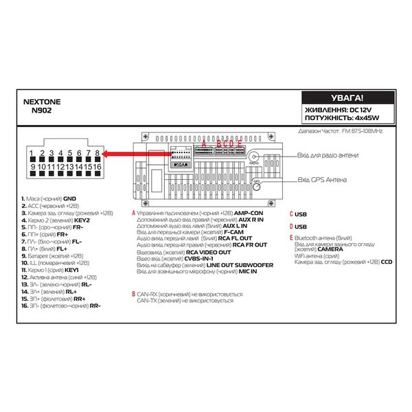 Nextone 902 CPL 9" Android мультимедійний центр 000001139 фото