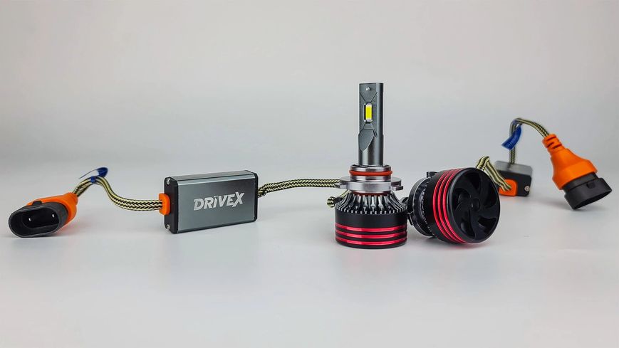 DriveX FE-01 HB4 9006 57W CAN 9-16V 6000K LED світлодіодні лампи 000001289 фото