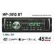 Автомагнитола PHANTOM MP-201G BT Bluetooth, USB, FM, AUX, мультиподсветка 000001804 фото 1