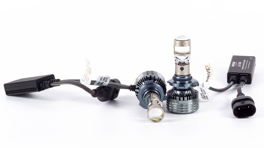 DriveX LE-09 HB3/9005 6000K 55W 9-36V світлодіодні лампи з лінзою 000001702 фото