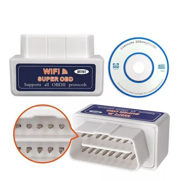ELM-327 V1.5 WiFi mini White 2 плати діагностичний адаптер 000000178 фото