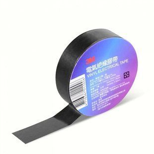 Ізоляційна стрічка 3M Original isolation tape Black 19 мм х 20 ярдів чорна 000000844 фото