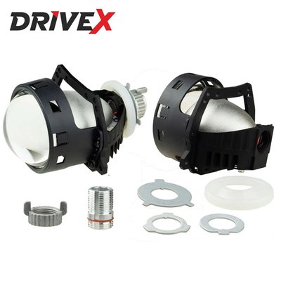 DriveX BiLED Evolution F1S 3,0" 47/53W 5500K світлодіодні лінзи 000001249 фото