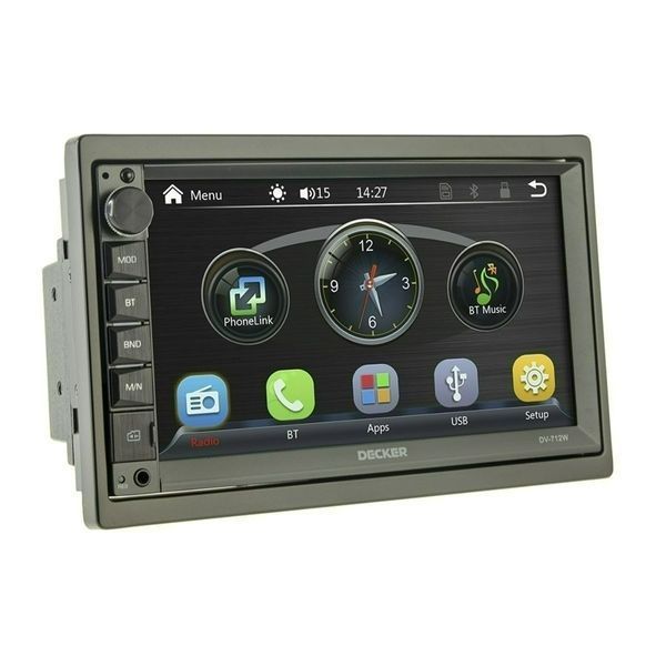Магнітола 2DIN Decker DV-712W СРL 7 дюймів, Bluetooth, Car Play 000002032 фото