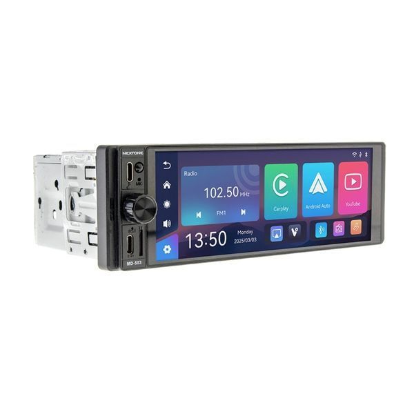 Магнітола 1DIN Nextone MD-503 6,3 дюймів 4x50W WinCE, WIFI, Bluetooth, CarPlay, Android Auto 000002150 фото