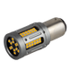 Світлодіодна LED лампа DriveX S25-082(2) Amber 8W 12-24V 1157/P21/5W BAY15D &Oslash;15 мм 000001519 фото 2