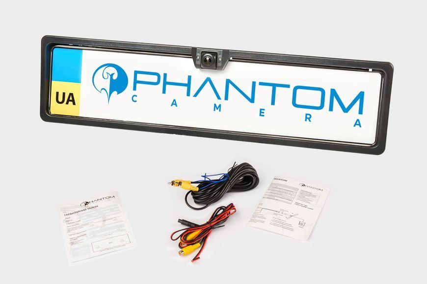 Phantom UF-36FHD AHD 1080P універсальна камера переднього/заднього огляду в рамці номерного знаку 000001764 фото