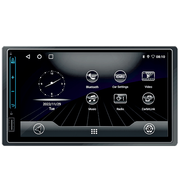 Магнітола 2DIN DriveX UN2 AND 7 дюймів Android 10, 2/32 ГБ, 4 ядра, Bluetooth, GPS, CarPlay, Android Auto 000000646 фото