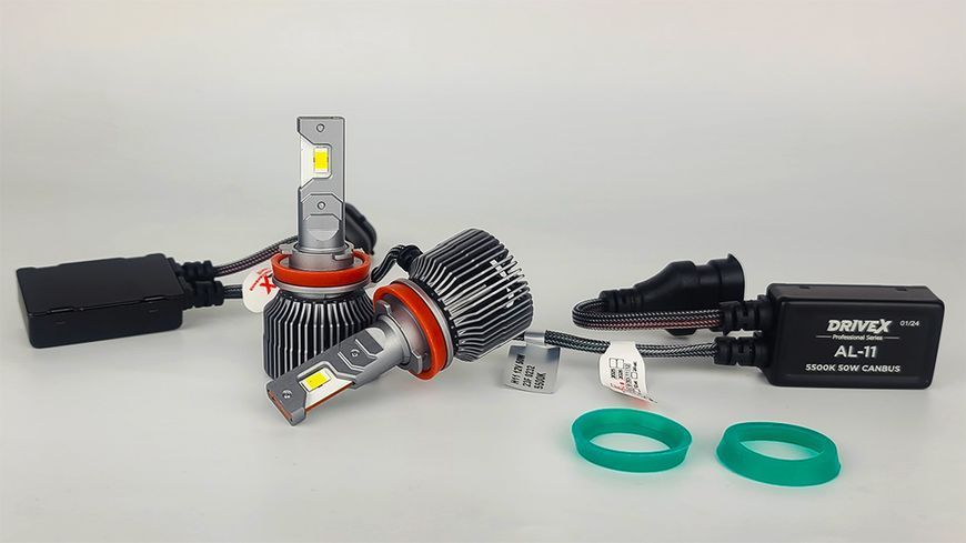 DriveX AL-11 H11 5.5/3K DUAL 50W Can Bus 9-16V светодиодные лампы двухцветные 000001818 фото