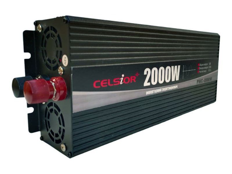 Celsior Invertor 2000w перетворювач напруги з 12V на 220V із чистою синусоїдою 000001423 фото