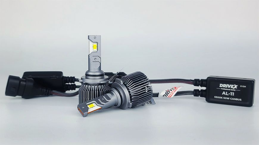 DriveX AL-11 HB4 9006 5.5K 50W CAN 9-16V світлодіодні лампи 000001039 фото