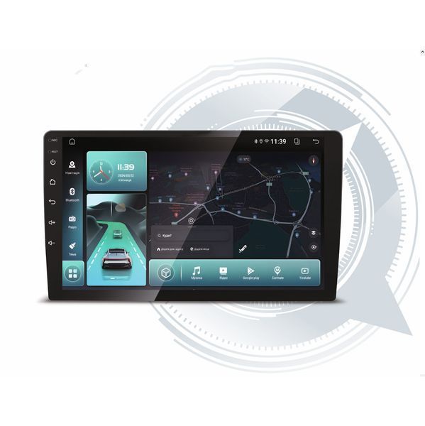 Магнітола 9 дюймів DriveX UA-03 QLED, Android 12, 2/32 ГБ, 4 ядра, Bluetooth, GPS, CarPlay, Android Auto 000001380 фото