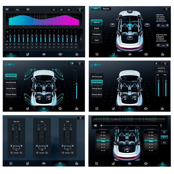 Магнитола 9 дюймов Cyclone P9-001 4G, 4/64 ГБ, 8 ядер, DSP, Android 14, Bluetooth, GPS, CarPlay, Android Auto 000002163 фото