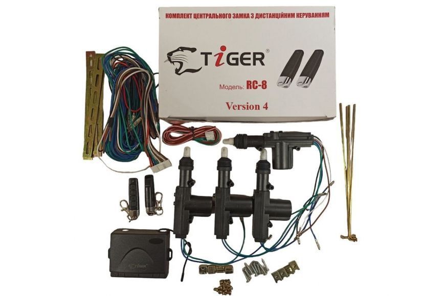 Tiger CDL RC-8 v4 комплект центрального замка с дистанционным управлением 000001408 фото