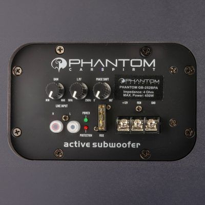 Phantom GB-252BPA 10 дюймов сабвуфер корпусний активний 000001673 фото