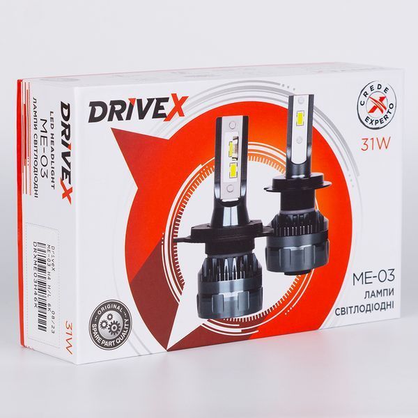 DriveX ME-03 H7 31W 9-16V 6000K LED светодиодные лампы 000000775 фото