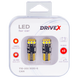 Комплект светодиодных LED ламп DriveX T10-202 3030-6 9-48V CAN W5W &Oslash;10 мм 000001836 фото 1