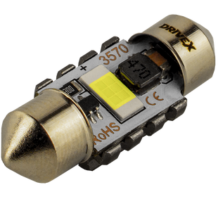 DriveX Glow I4 T11 31mm 12-24V CAN 3W C5W sofit светодиодная лампа 000001871 фото
