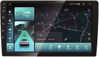 DriveX UA-01 9" 2K 4G DSP 4/64Gb 8-core QLED 2К 2000x1200 CarPlay Android Auto магнітола 9 дюймів 000001381 фото