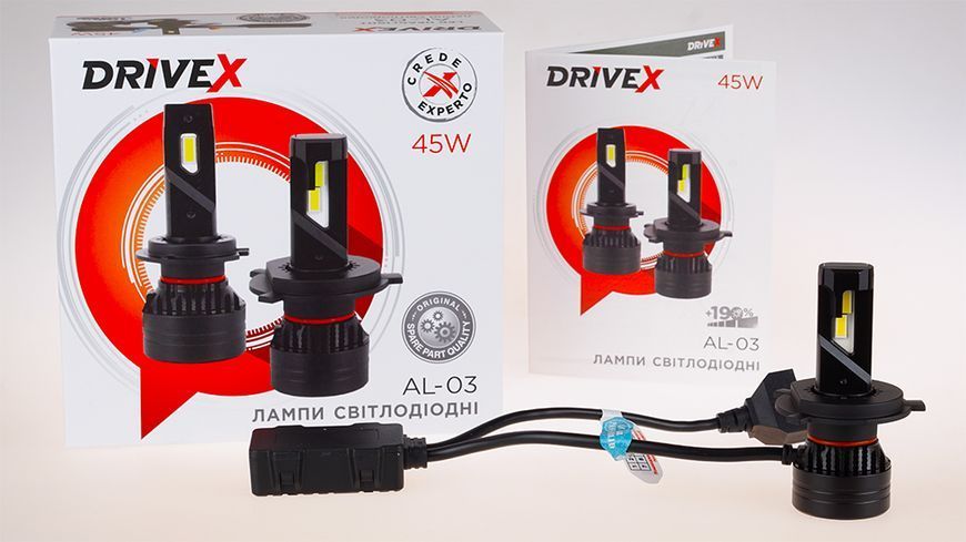 DriveX AL-03 H4 H/L 6000K LED светодиодные лампы 000000723 фото