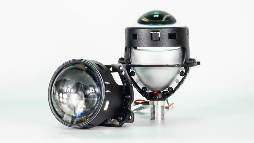 DriveX BiLED Evolution F1SR 3 дюйма 47/53W 5500K светодиодные линзы с рифленым стеклом 000001844 фото