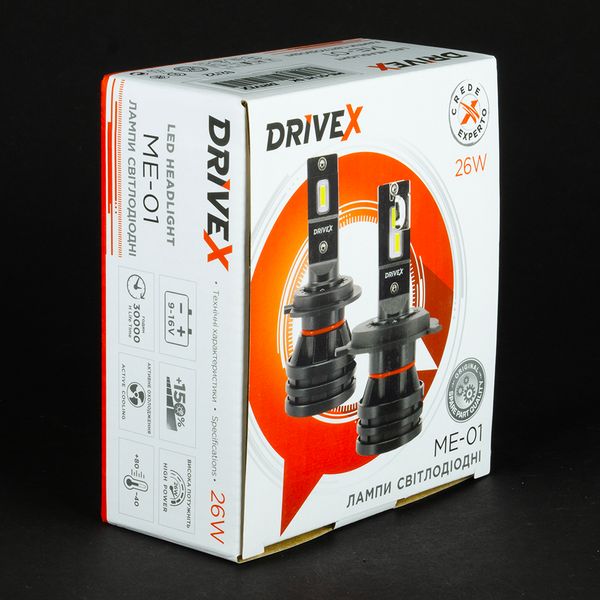 DriveX ME-01 H11 5000K LED світлодіодні лампи 000000770 фото