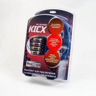 Kicx PK-204PRO комплект для 2-канального підсилювача 000001739 фото