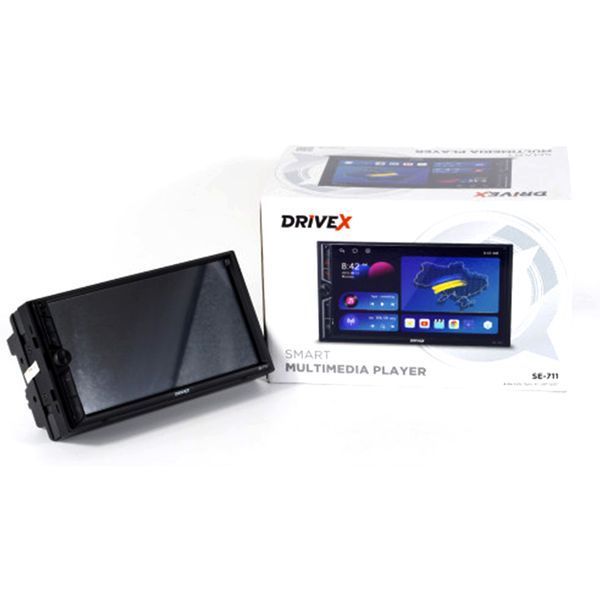 Магнітола 2DIN 7 дюймів DriveX SE-711 4/64 ГБ, 4 ядра, QLED, DSP, Android 10, Bluetooth, GPS, CarPlay, Android Auto 000001794 фото