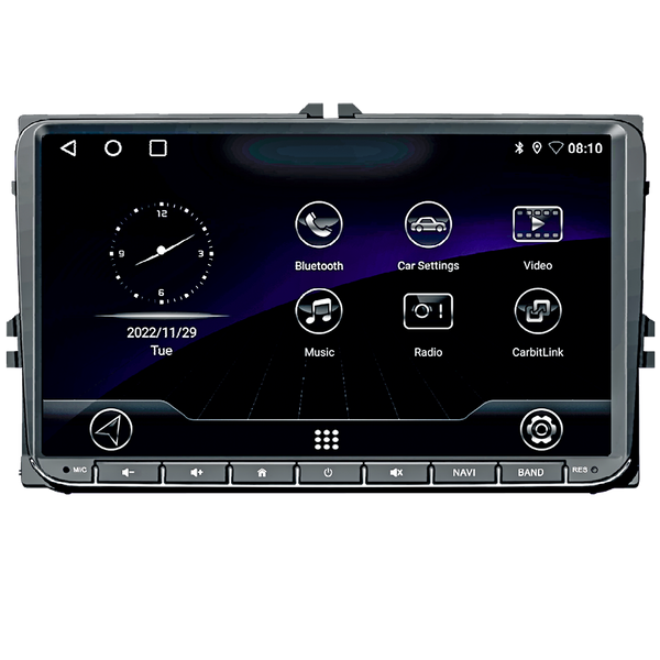Штатная магнитола 9 дюймов DriveX UN11Q Android 10, 2/32 ГБ, 8 ядер, DSP для VW, Skoda, SEAT 000001202 фото